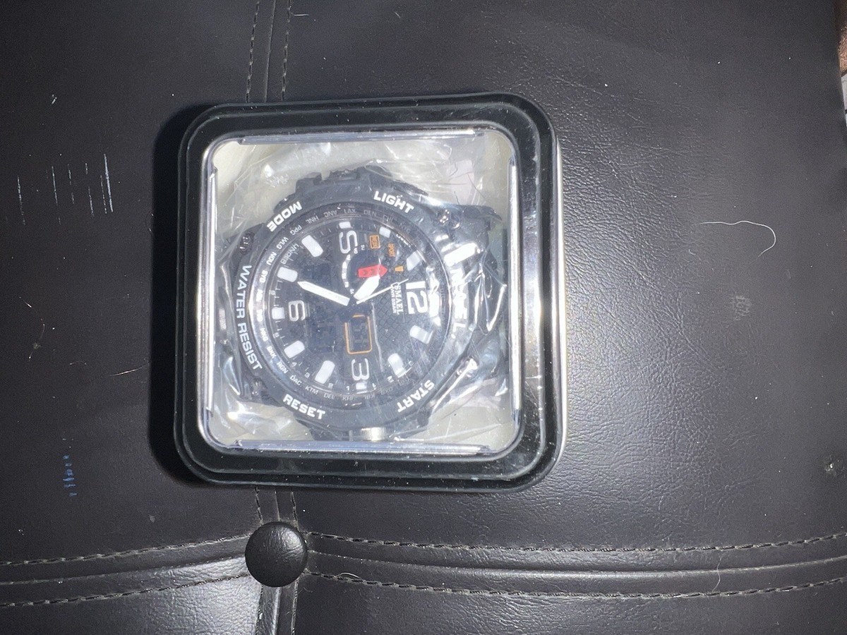 SMAEL Military Dual Time Quartz Analog Digital Men's Watch