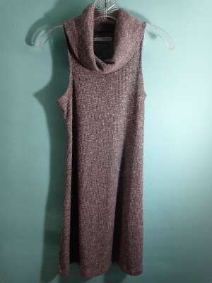 Maurices Ladies Size Small Sleeveless Cowl Neck Knee Length Gray Dress |  eBay