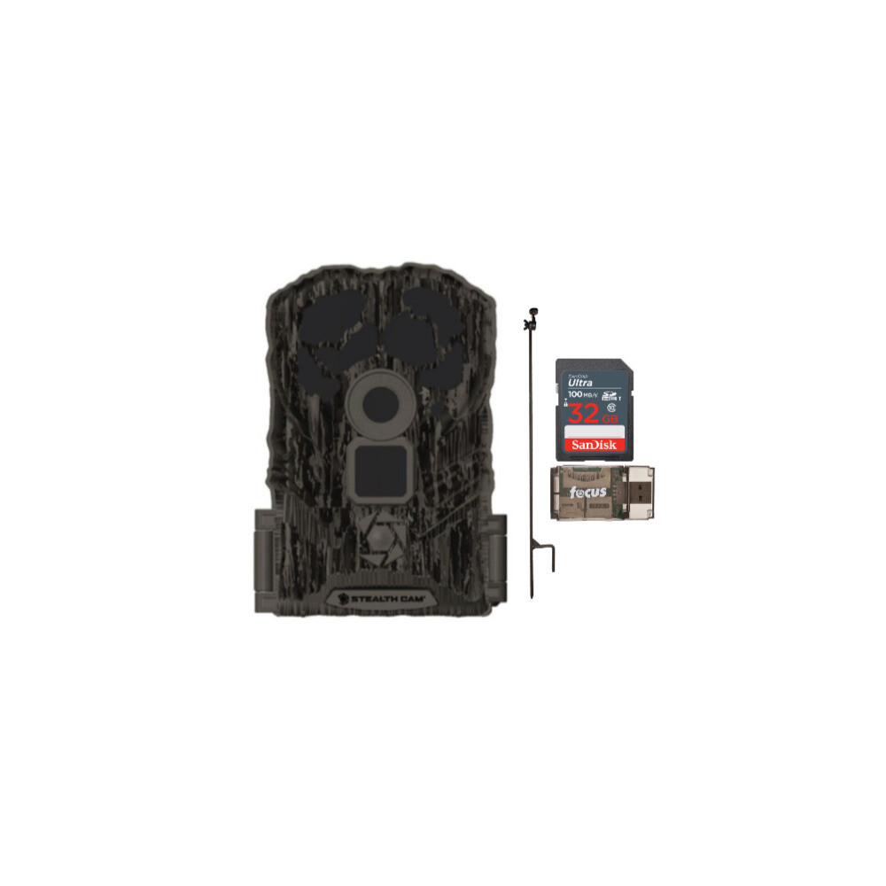 Stealth Cam Browtine 14-Мегапиксельная следящая камера Ground Post Starter Bundle