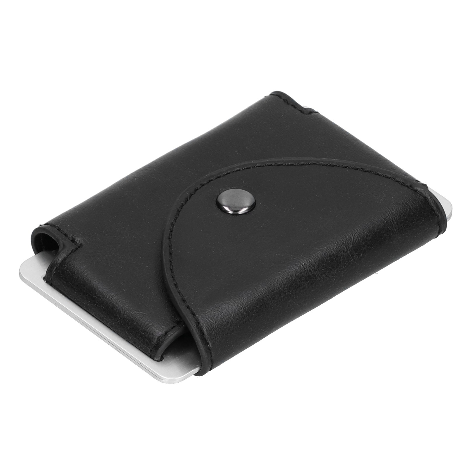 Card Holder Portable PU Leather Business Card Storage Case Card Wallet DP-image