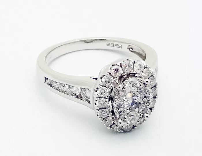 EFFY Over 1 Ct VS SI Diamond Engagement Ring in 14k White Gold