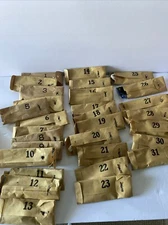 30 Vintage WM Rogers Mfg Co IS Silverplate US Presidents Spoons w/ 1939 Papers