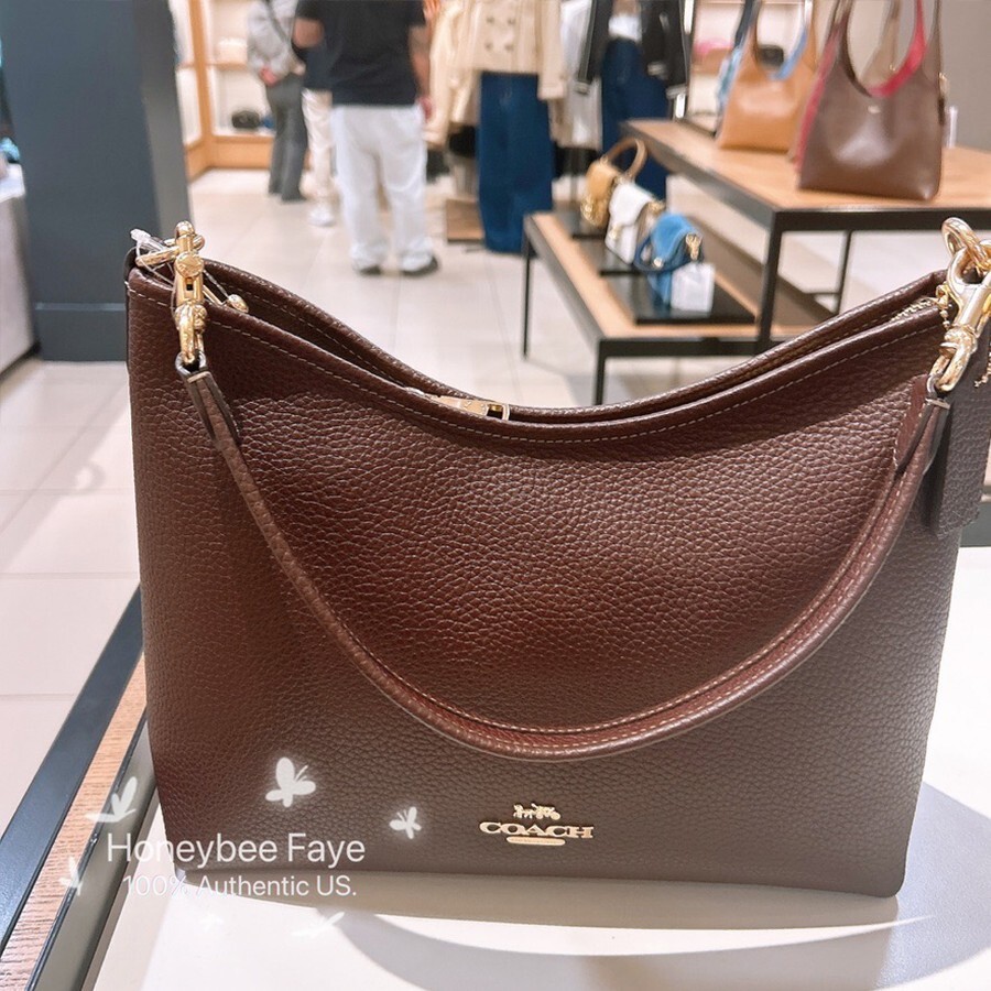 NWT Coach Laurel Shoulder Bag CR148 Gold/Maple | eBay