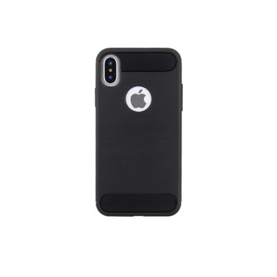 FÜR Samsung Galaxy A70 Simple Black Case Schutzhülle Tasche Cover Carbon Schutz