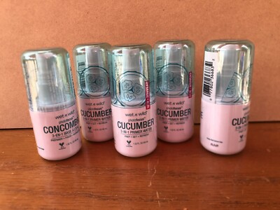 5 - Wet N Wild Photofocus Cucumber 3-in-1 Primer Water! Prep+set+refresh 133A