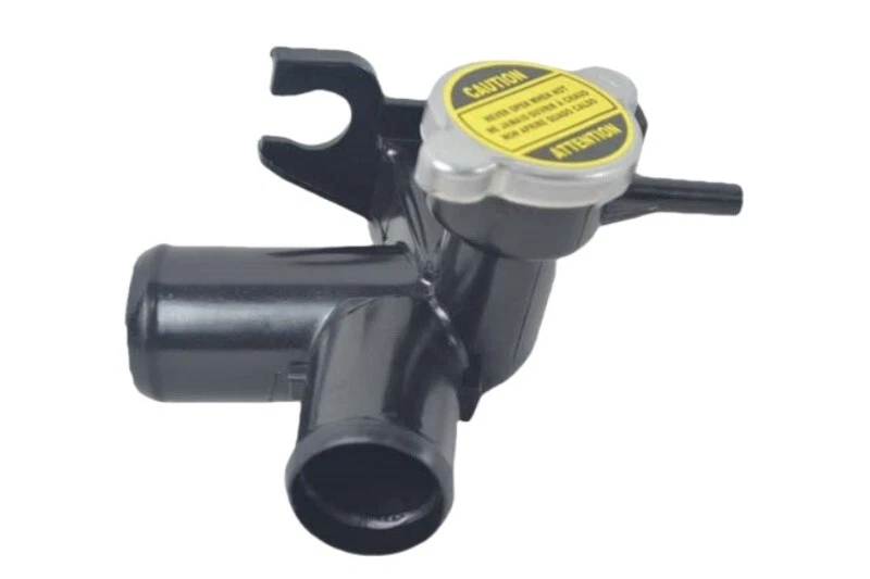 Cuello de llenado de refrigerante de motor de radiador negro para 11-18 Elantra Kia Forte 253293X600 Foto 2 de 4