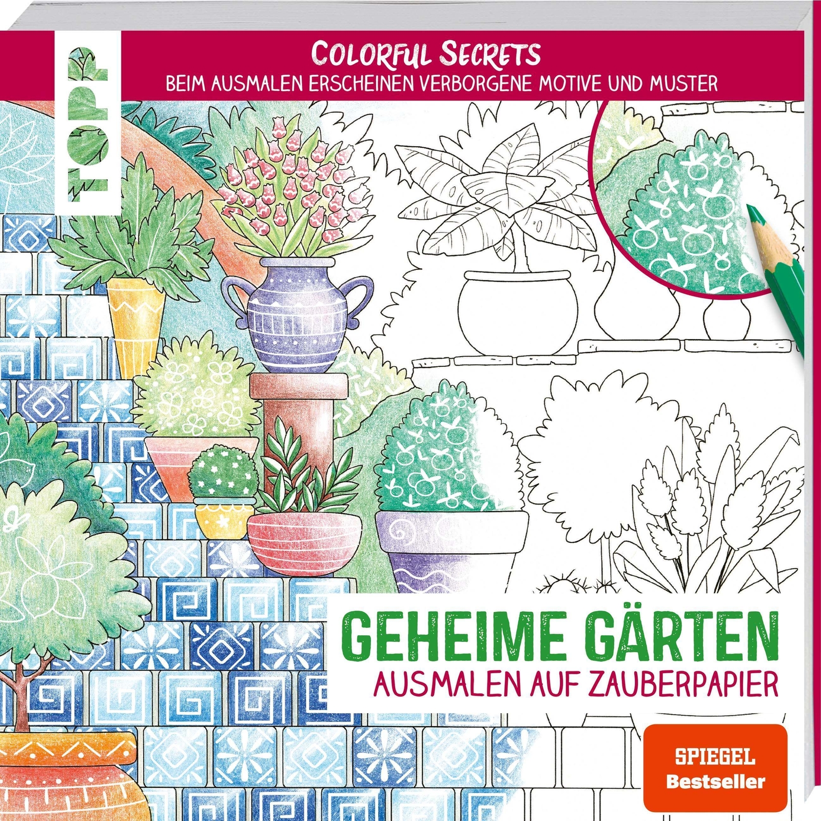 Thumbnail - Colorful Secrets - Geheime Gärten (ausmalen Auf Zauberpapier),