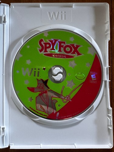 Spy Fox Dry Cereal Nintendo Wii Video Game 2008 Kids Mystery Tested w/ Manual - Picture 3 of 4