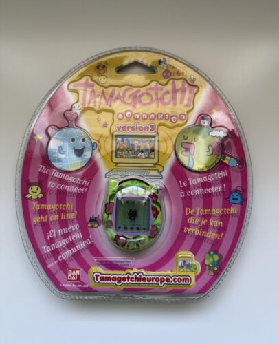 BRAND NEW - Tamagotchi Connection V3 Green Flowers - ENGLISH - Photo 1 sur 6