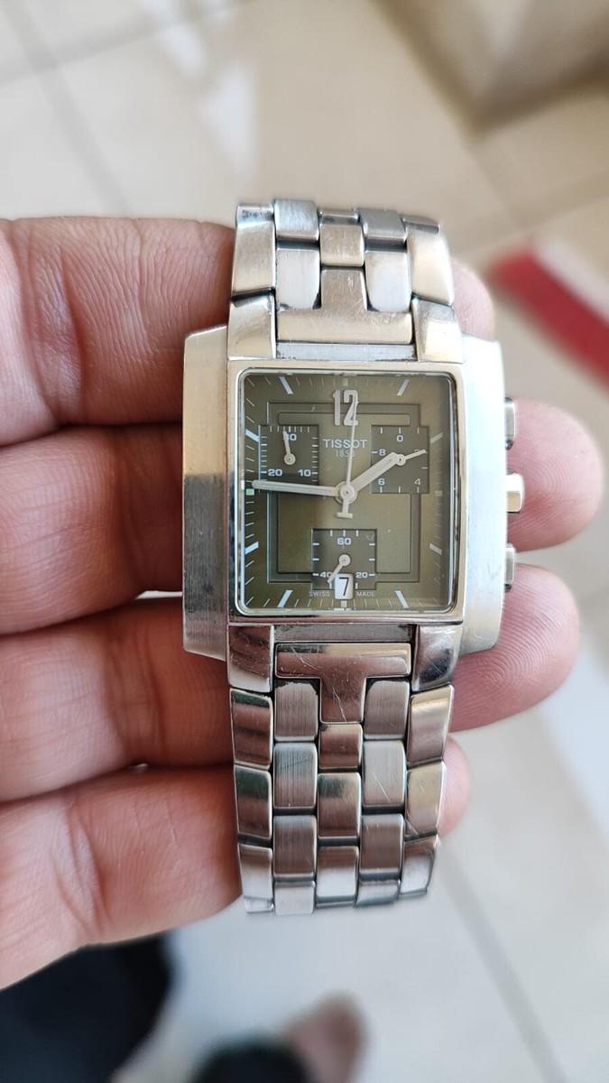 Men's Tissot TXL Chronograph L875/975 T60.1.587.33 Green Dial