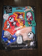 Nightmare Before Christmas Finger Puppets New Jack Skellington Sally Zero