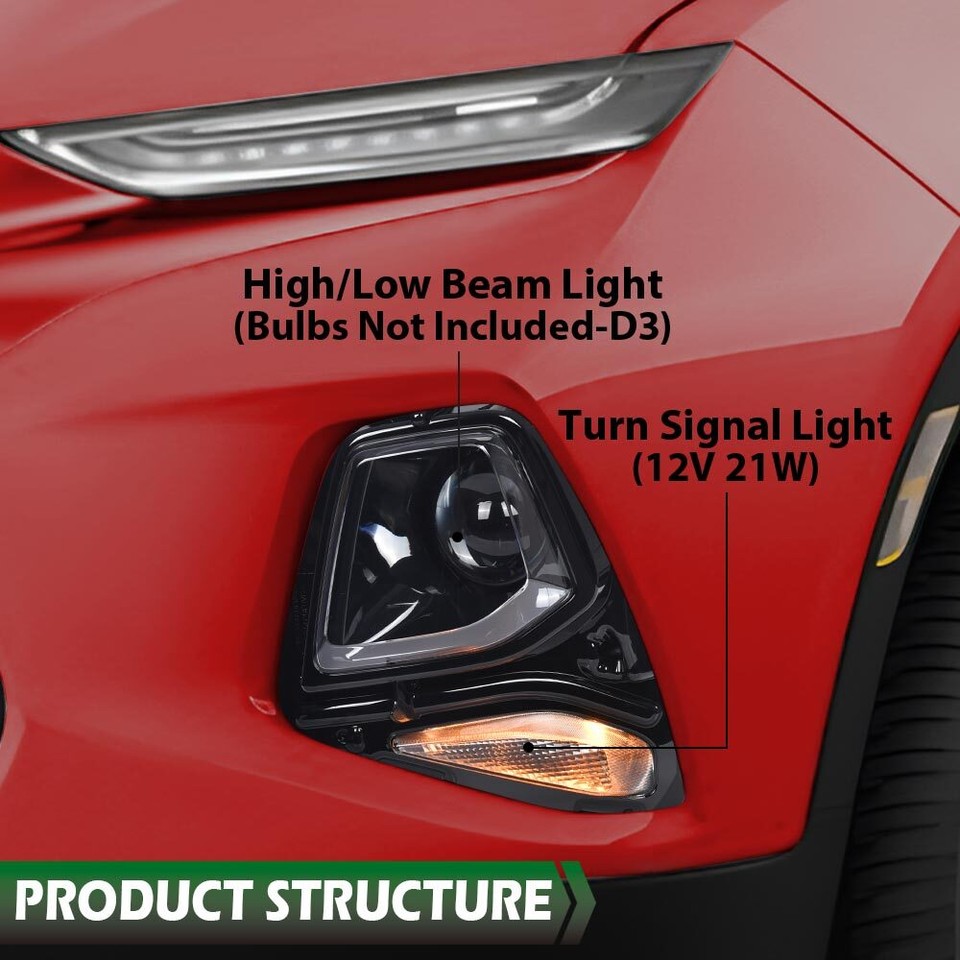 Fit For 2019-2021 Chevy Blazer HID/Xenon Model Left Projector Headlight ...