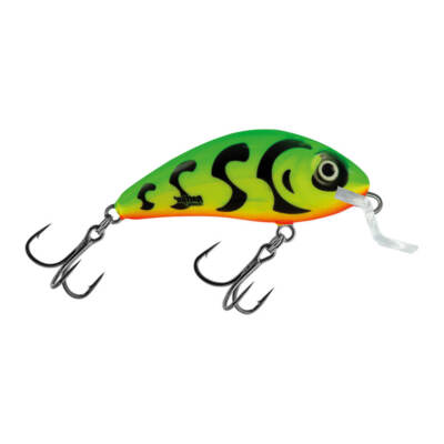 Salmo Wobbler Rattlin Hornet Shallow Green Tiger Lure Bait Bass Rapeseed