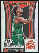 2019-20 Hoops #18 Romeo Langford We Got Next Holo