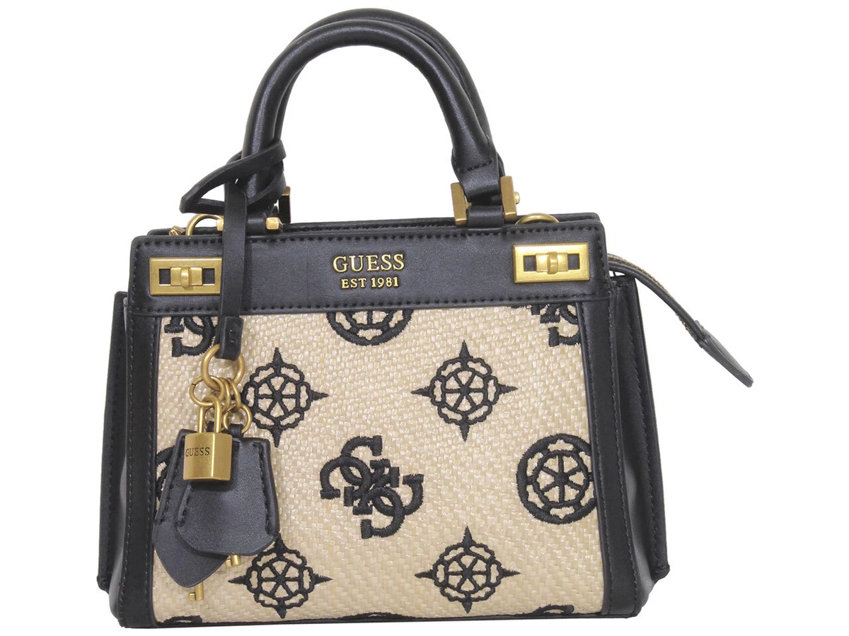 Guess KATEY LUXURY SATCHEL - Handbag - black 