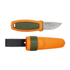 Mora Eldris Hunting with Belt loop Olive Green/Burnt Orange 14237
