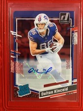 DALTON KINCAID  2023 Panini Clearly Donruss AUTO Rookie (RC) #57
