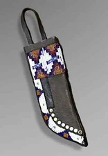 Indian Beaded  Cover Native American Sioux Handmade Knife Sheath