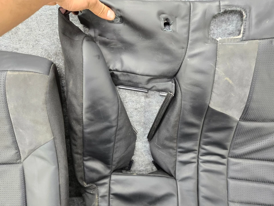 Juego de funda de asiento trasero de cuero Mercedes W164 Ml63 OEM Foto 4 de 4