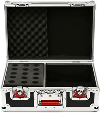G-TOUR M15 ATA Wood Microphone Case for up to 15 Microphones