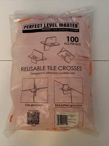 SISTEMA DI LIVELLAMENTO PIASTRELLE PERFETTO LEVEL MASTER FAST 100 pz CROCI PIASTRELLE RIUTILIZZABILI.2mm - Foto 1 di 12