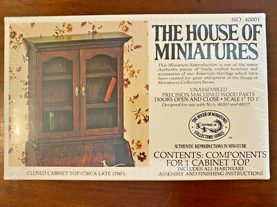 The House of Miniatures — Kit 40001 — Closed Cabinet Top
