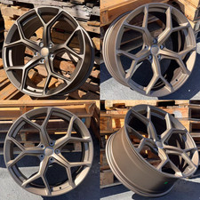 18 18x8 5x112 35 Cb66.6 Matte Bronze Rims Fit Audi A3 A4 A5 Q3 Q5 Tt Set Of 4