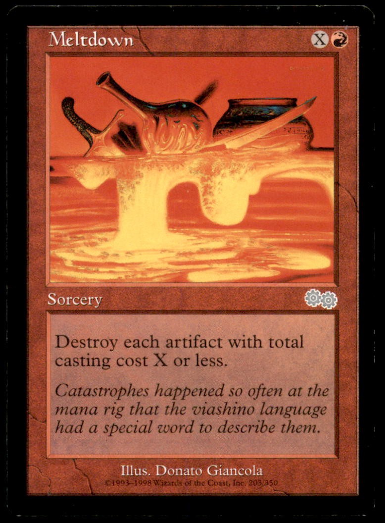 MTG Meltdown LP Light Play Urza's Saga [2079]