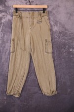 Free People Green Cargo Crop Pants women  s size 2