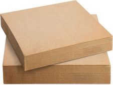 Corrugated Cardboard Sheets - Cardboard Squares  Inserts for Crafts  Packaging
