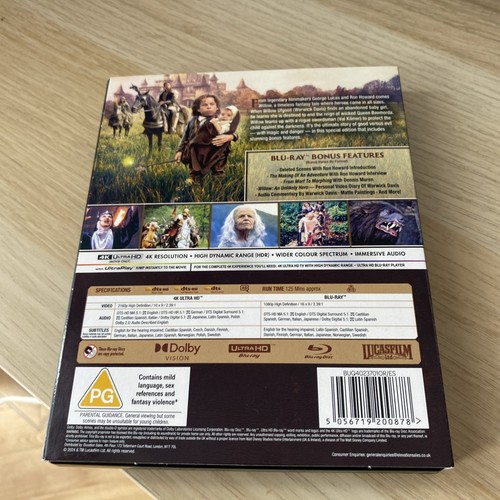 Willow - George Lucas 4K Ultra HD / Blu Ray - Warwick Davis Ron Howard ex cond. - Picture 2 of 6