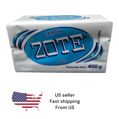 Zote Azul Jabón De Barra Para Lavar 400g / Zote Blue Laundry Soap