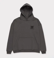 G59 RECORDS Logo Hoodie in Grey - Size Large 