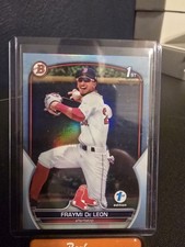 Fraymi De Leon - 2023 Bowman 1st Edition Sky Blue Foil #BPPF-97 Boston Red Sox