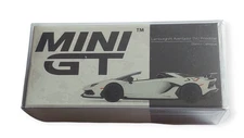 TSM Mini GT 224 Lamborghini Aventador SVJ Roadster Bianco Canopus Boxed