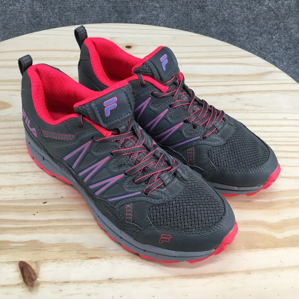Fila Zapatos Mujer 8.5 Evergrand Gris Rosa Trail Running Tenis 5JM00234-255 Foto 3 de 4