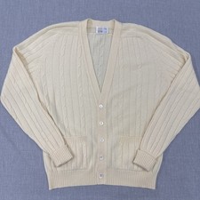 Vintage Valerie Louthan Sweater 100% Cashmere Knit Large Luxury V Cut Scotland