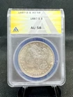 1887-S 90% Silver Morgan Dollar ANACS AU58! (Some Light Toning)