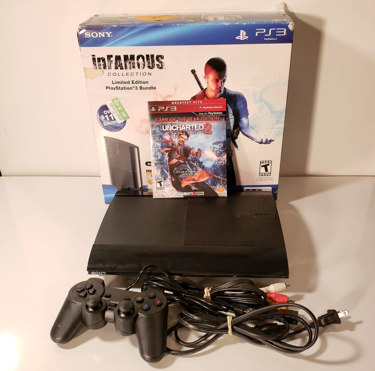 PlayStation 3 - Super Slim Composite RCA Video Game Home Consoles