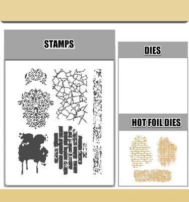 ECHOES DETAIL Clear Stamps and Dies Metal Cutting Hot Foil for Scrapbooking