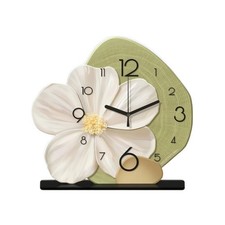 Blumenuhr mit arabischen Ziffern freistehend f&uuml;r Kamin, Konsolentisch