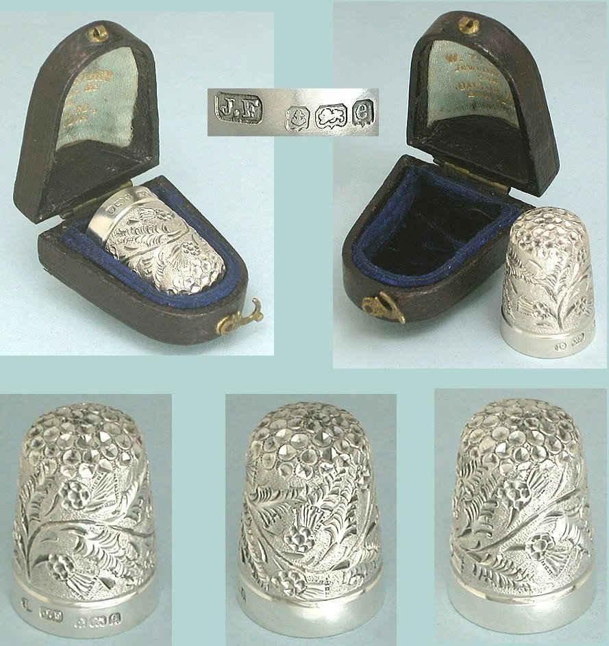 Silver Thimble Antique Sewing Thimbles for sale | eBay