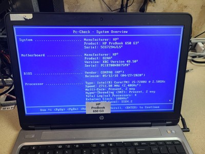Dalle écran LCD LED 15.6" Pour HP Compaq ProBook 650 G1 - Réf F2R75UT - Neuf