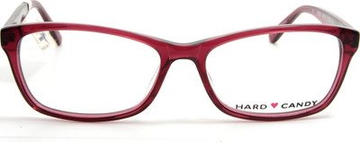 Hard Candy HC08 Brillengestell Tiefrosa/Bordeaux Vollrand 53-15-135 Neu