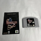 Resident Evil 2 Cart & Manual Nintendo 64 Authentic N64 Tested & Working
