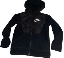N3 WOW Size 6 5-6 Years NIKE Fleece Full Zip Hooded Fall Spring jacket Coat