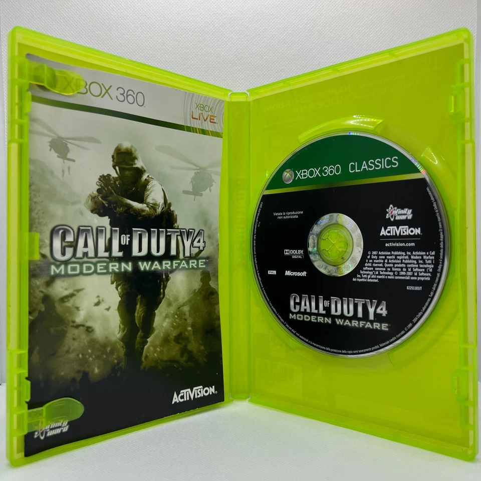 Lotto CALL OF DUTY 4 + MODERN WARFARE 2 – Xbox 360 - Completi PAL ITA - Immagine 4 di 4