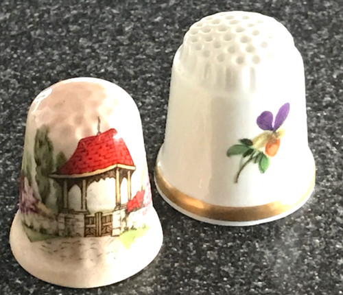 Goebel and Staffordshire Thimbles Pristine