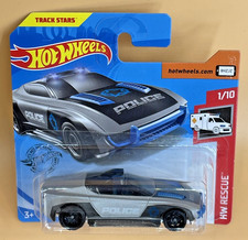 Hot Wheels Alpha Pursuit HW Rescue 8/10 2020 Track Stars grau Police 1:64