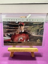 2017-18 SP Authentic Limited GOLD Auto #115 Nico Hischier Authentic Moments!